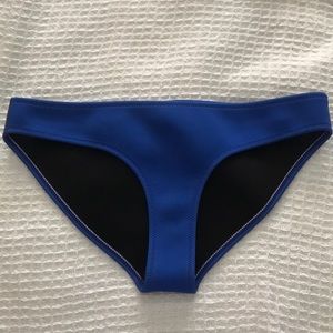 Royal Blue Neoprene Bikini Bottoms